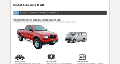 Desktop Screenshot of globalautosalesm.com