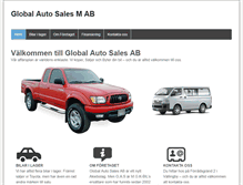 Tablet Screenshot of globalautosalesm.com